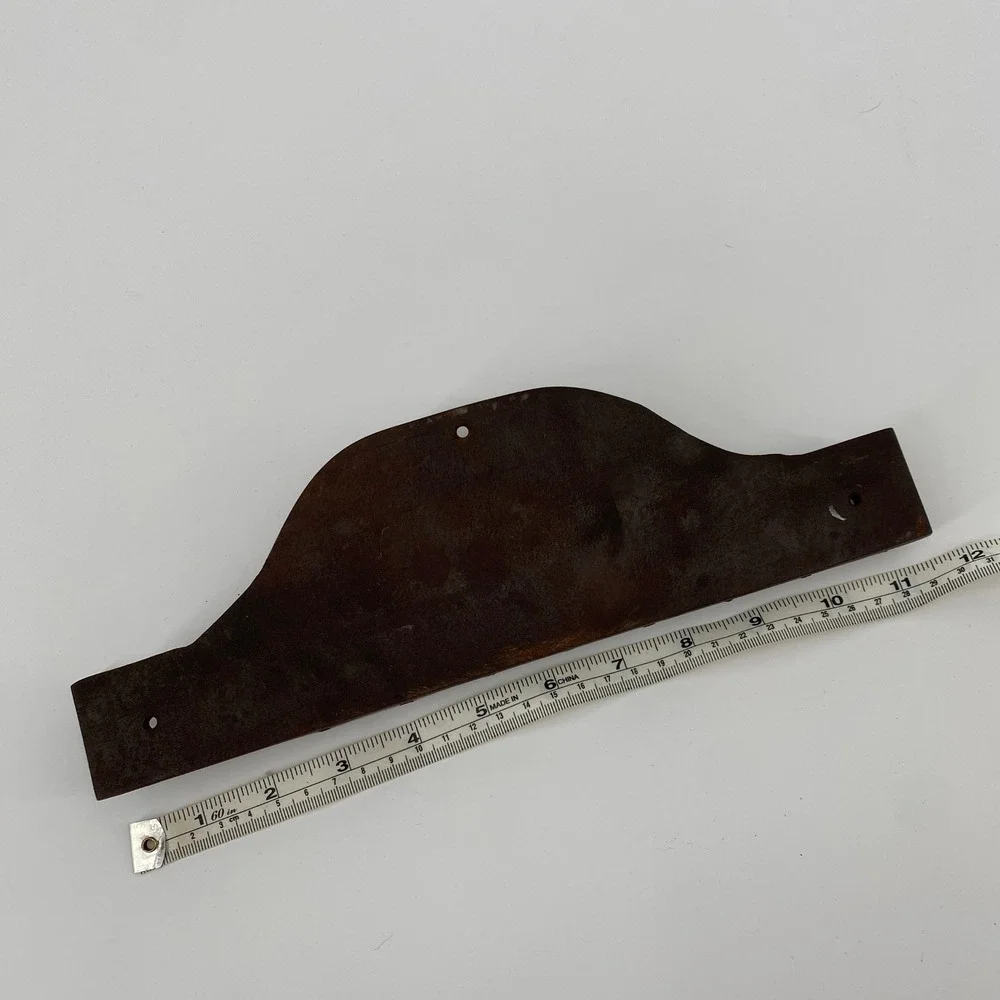 Vintage Belt Rack Wall Mount Brown Leather Tooled Hunting Dog Gold Accents